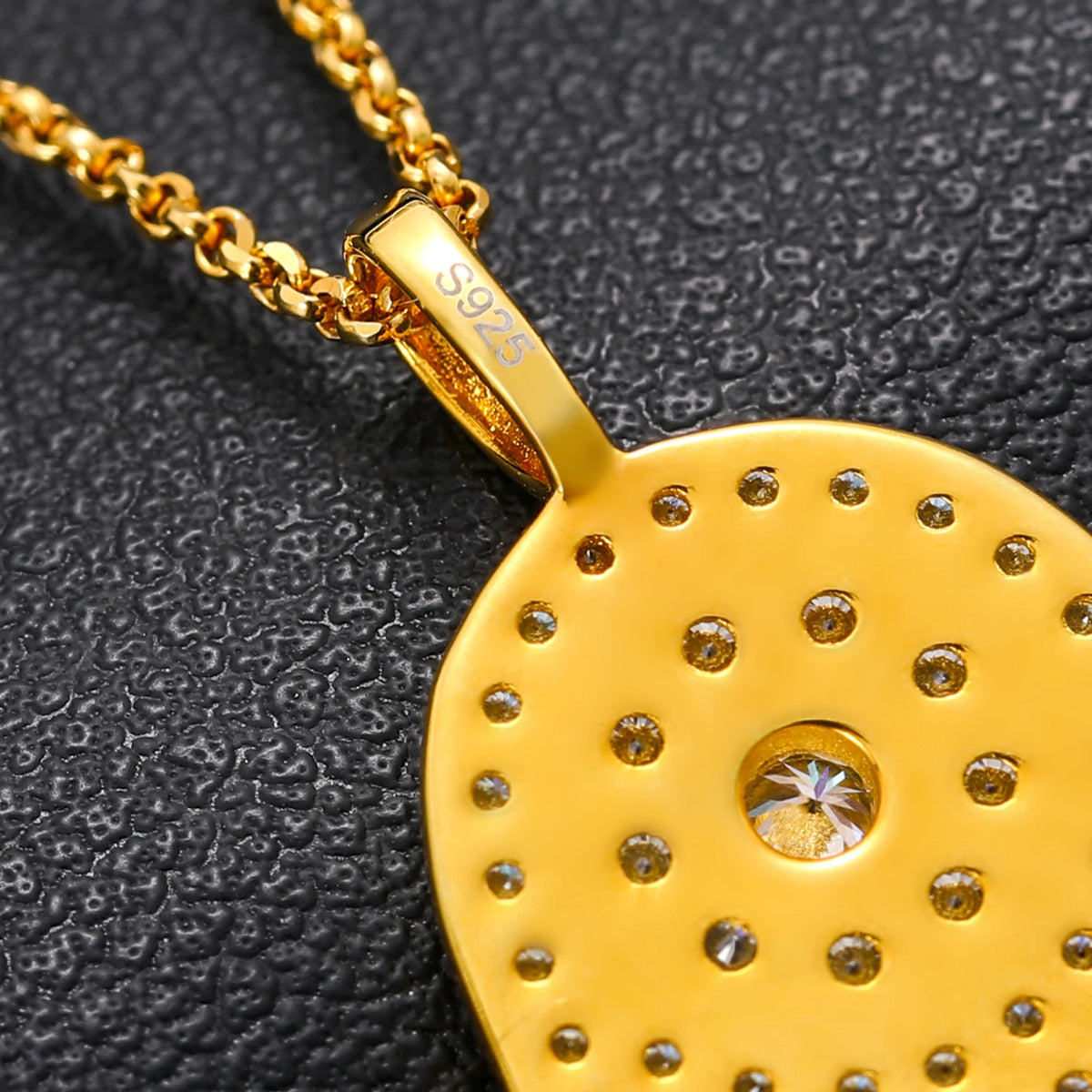 Spiritual Hamsa III | Genuine VVS Moissanite Diamond Hamsa Hand Solid Sterling Silver Hip Hop Chain