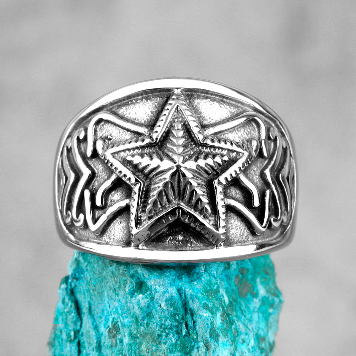 Star Of Stars | 316L No Fade Stainless Steel Unique Personality Street Style Rings