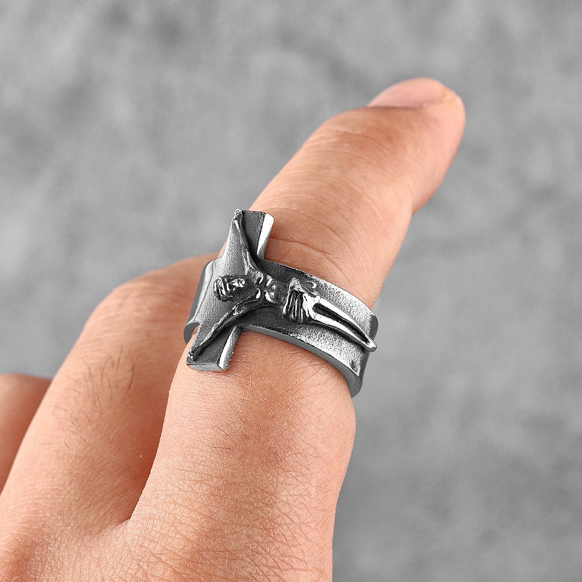 Judgment Of God | 316L No Fade Stainless Steel Jesus Spiritual Hip Hop Ring