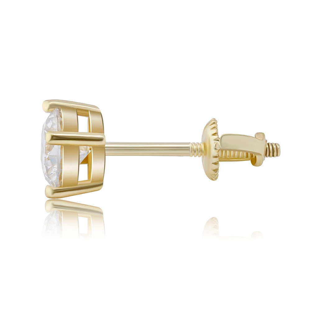 0.1ct - 1ct Flooded Ice Real Moissanite Iced Bling Hip Hop Earrings