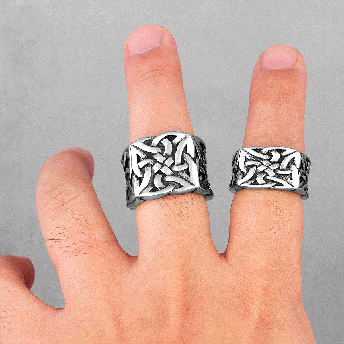 Tied Knot | 316L No Fade Stainless Steel Lovers Couple Unique Love Rings