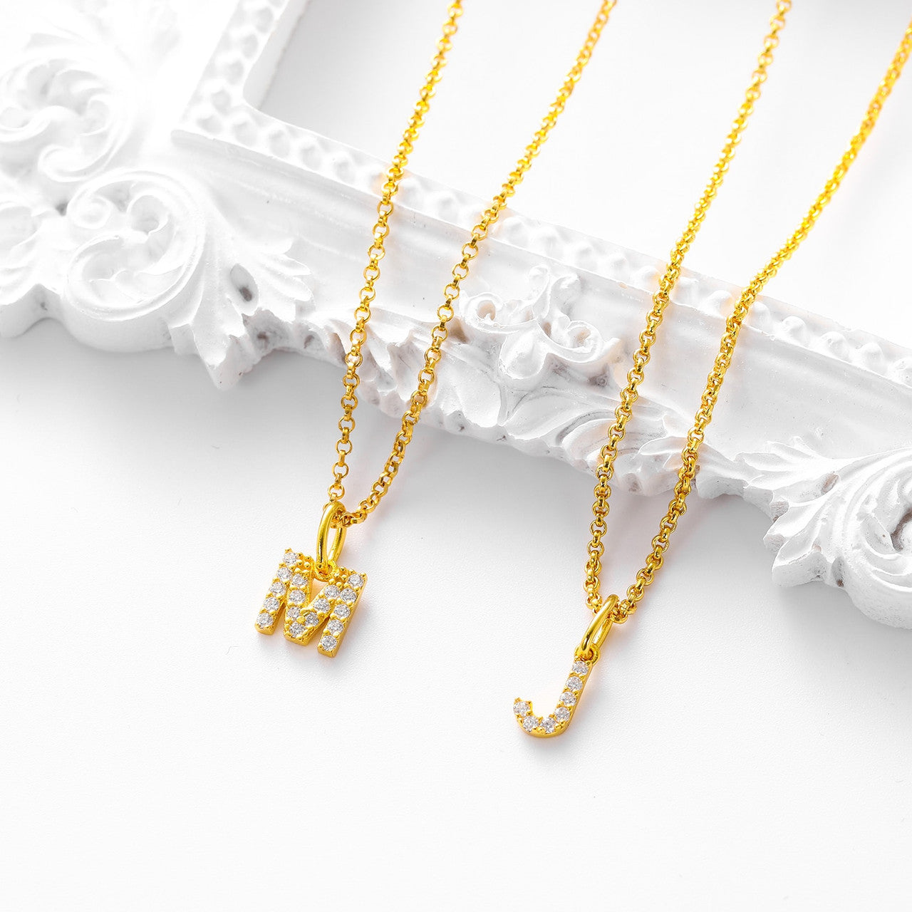 Ladies D Color VVS Genuine Diamond Solid Sterling Silver Micro Bling Initial Letter