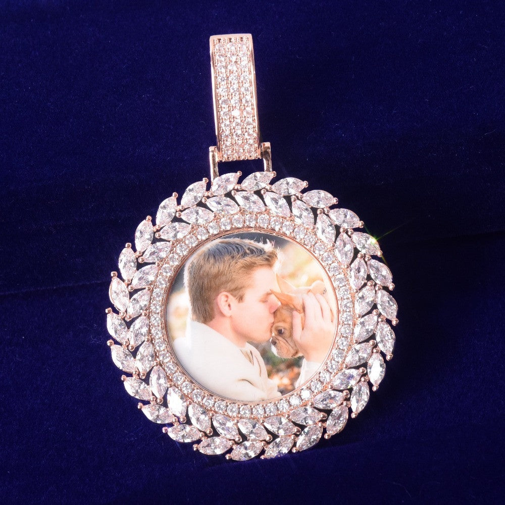 Eternal Memories | VVS Diamond CZ Wreath Hip Hop Photo Picture Chain