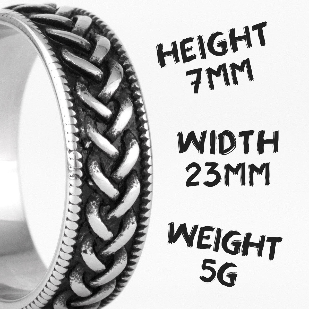 Celtic Knot | No Fade Solid Stainless Steel Interlocking Unity Designer Rings