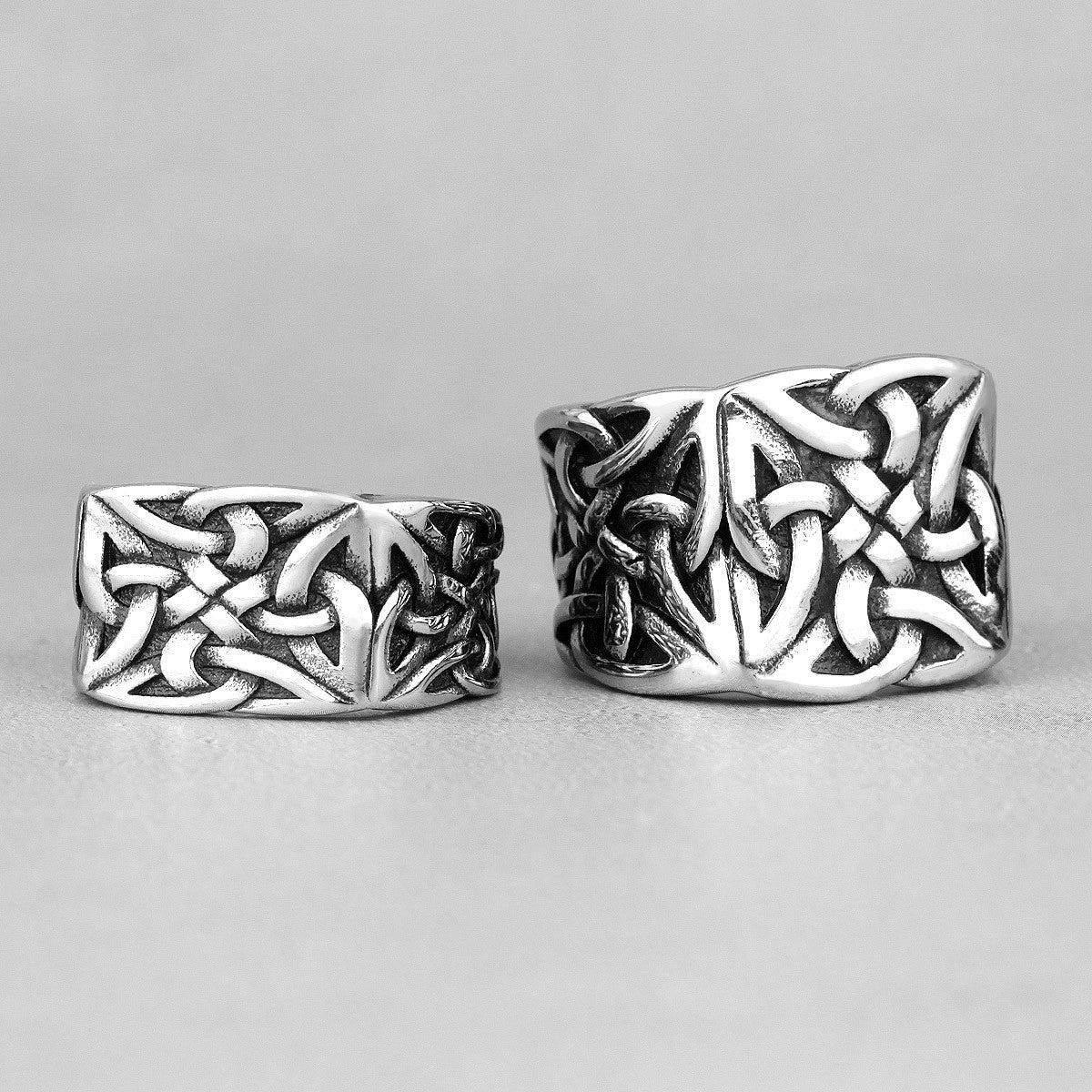 Tied Knot | 316L No Fade Stainless Steel Lovers Couple Unique Love Rings