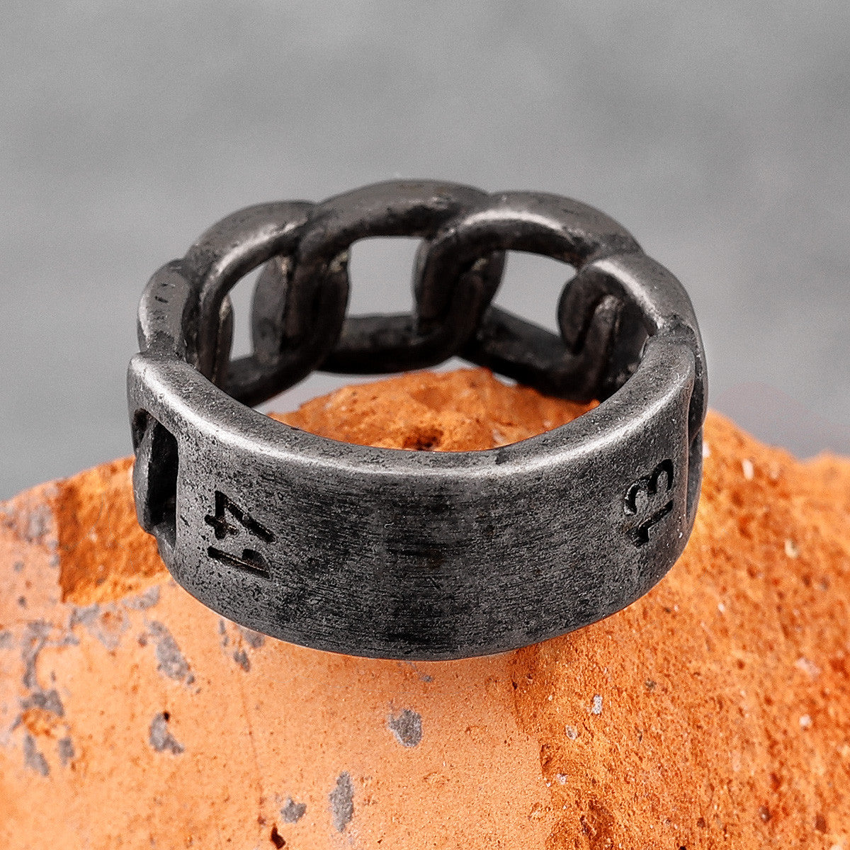 Cuban Link 1314 Forever Love 316L No Fade Stainless Steel Street Wear Rings