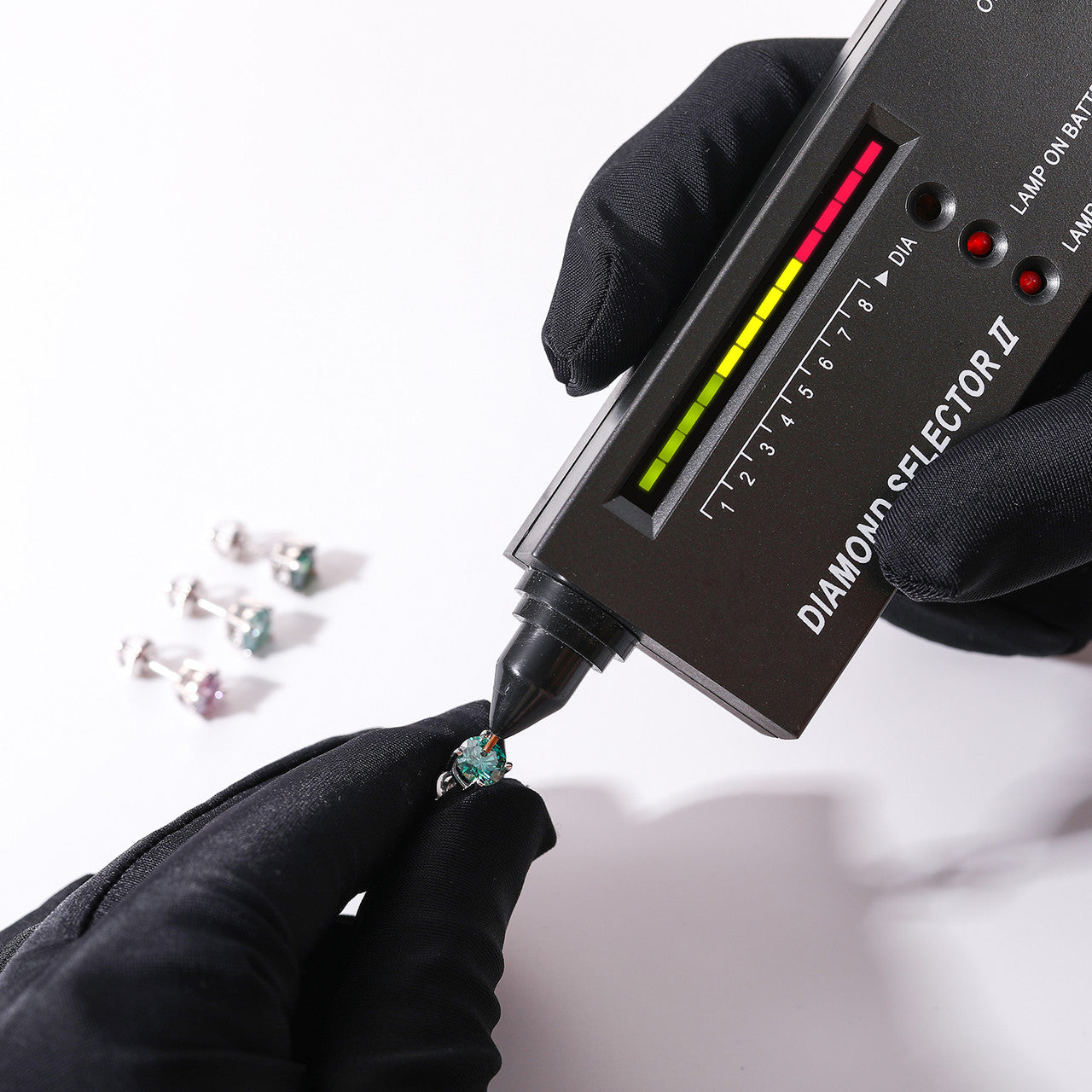 VVS 1CT Pink Yellow Green Blue Moissanite Diamond Stud Earrings