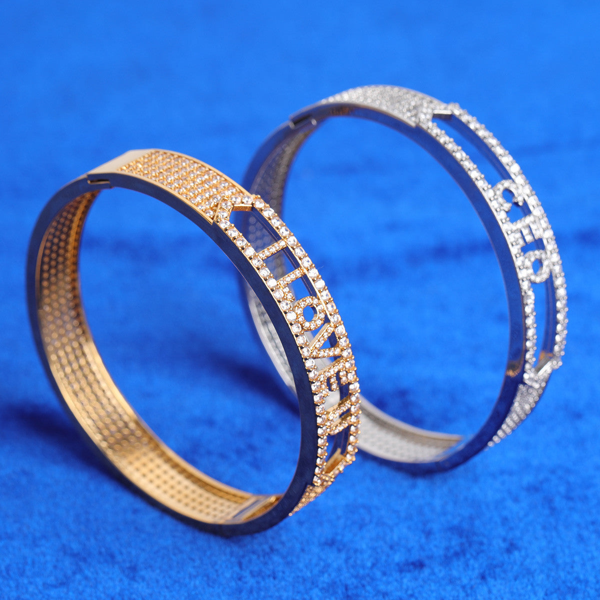 Royal Monogram | VVS Diamond CZ Custom Name Initial Bling Bracelet