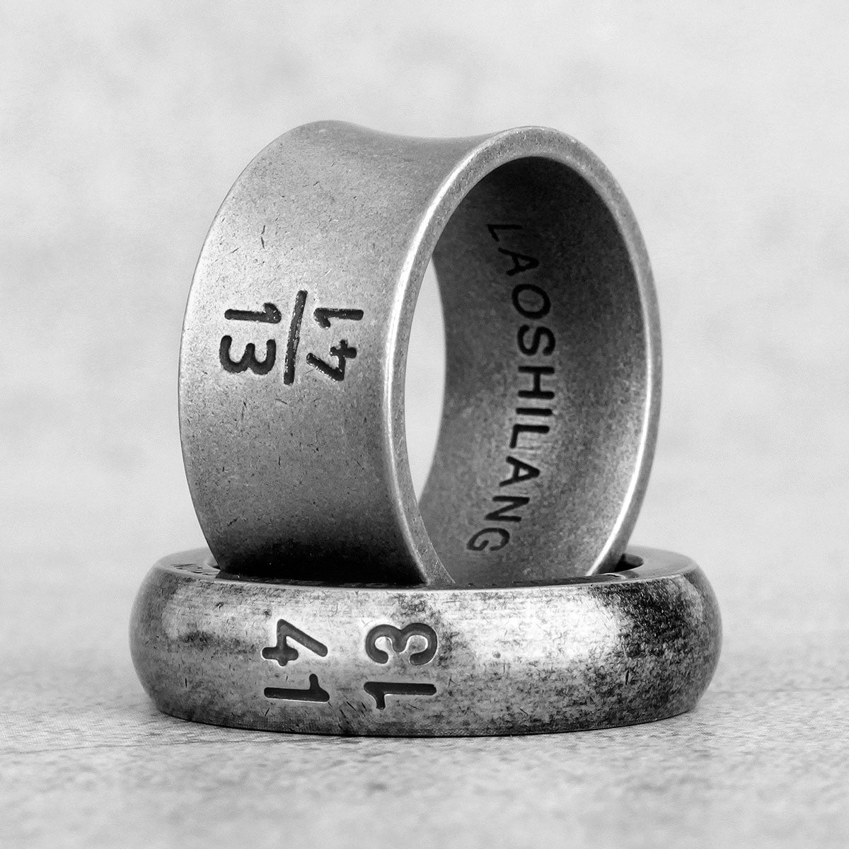 1314 Forever | Stainless Steel Lovers Couple No Fade Street Style Rings