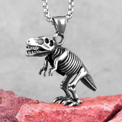 Rex Steel | The Mighty Tyrannosaurus Dinosaur Fossil Street Wear Pendant