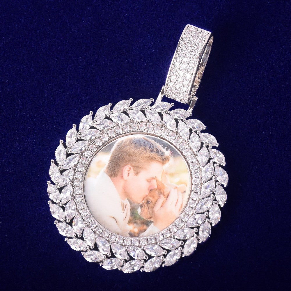 Eternal Memories | VVS Diamond CZ Wreath Hip Hop Photo Picture Chain