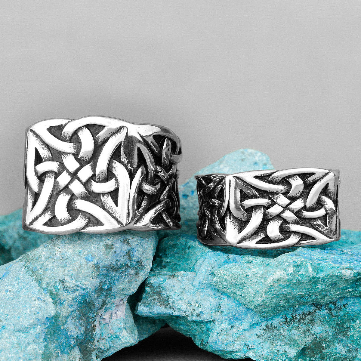 Tied Knot | 316L No Fade Stainless Steel Lovers Couple Unique Love Rings