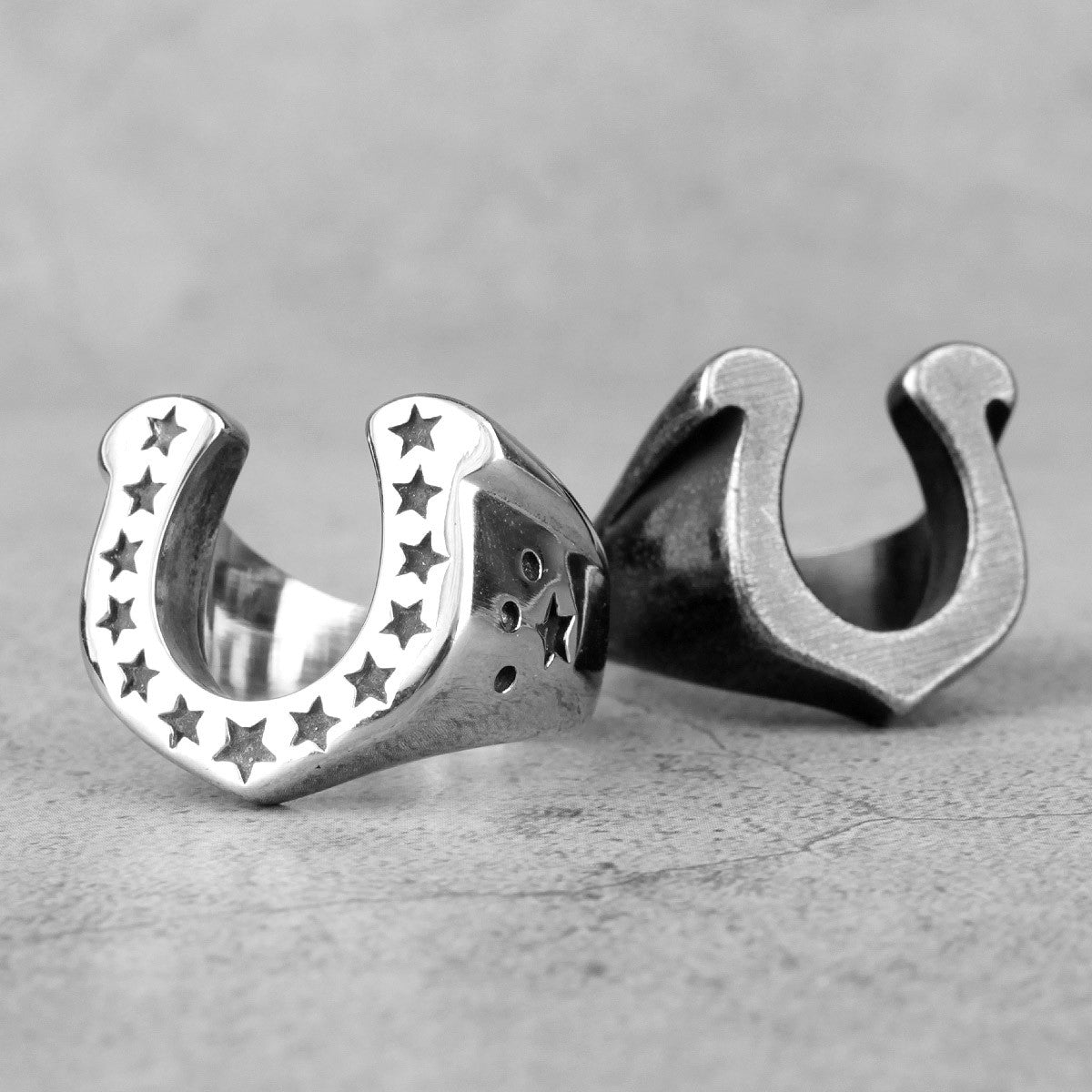 The Horseshoe | No Fade 316L Stainless Steel Lucky Horseshoe Street Stylish Rings