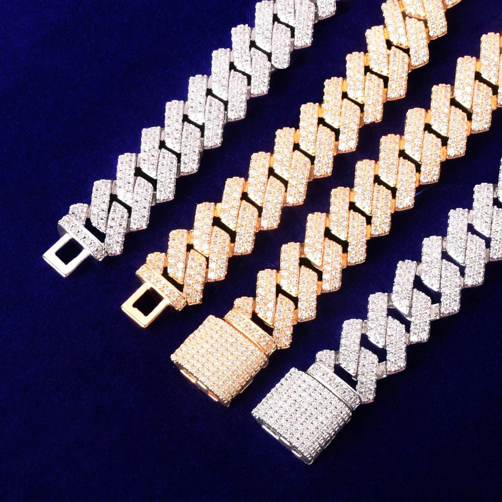 The Close Cut | Solid 14mm Tight Neck 24k Gold Miami Cuban Link Necklace