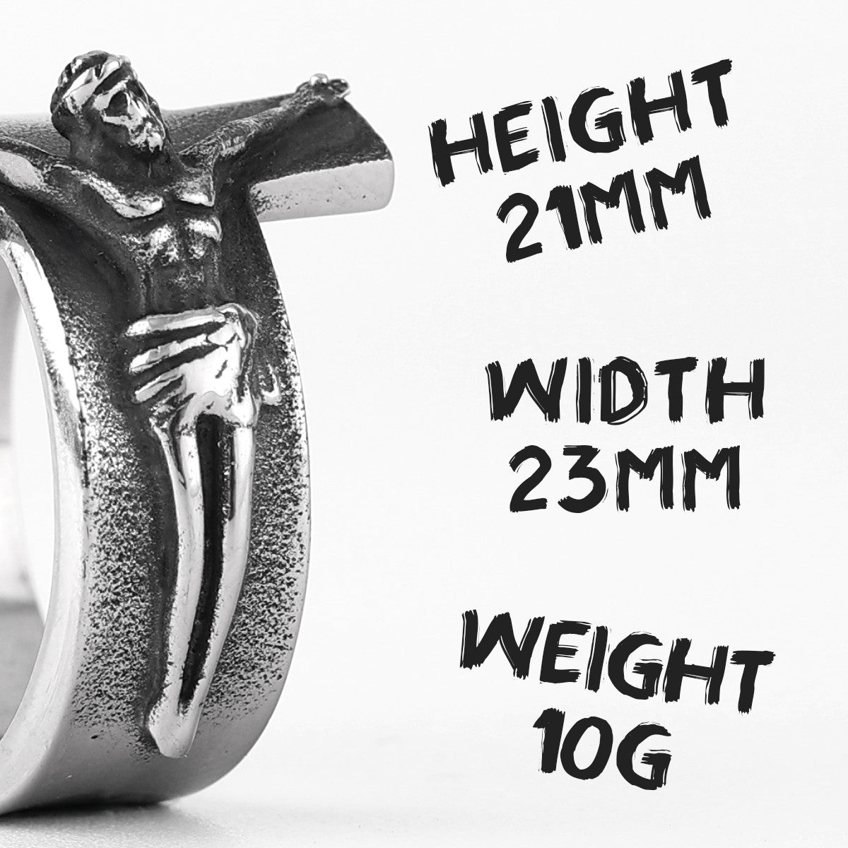 Judgment Of God | 316L No Fade Stainless Steel Jesus Spiritual Hip Hop Ring