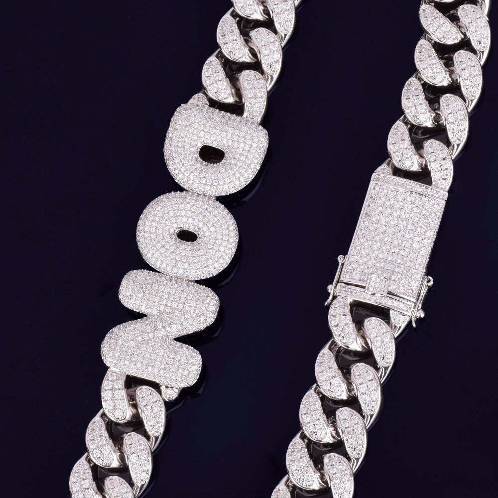 Diamond Dynasty | Custom Made VVS Stone 20MM Cuban Link Street Rock Pendant