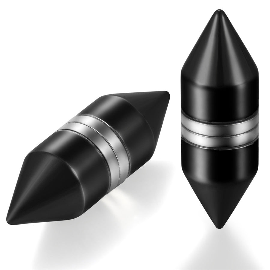 Stainless Steel Plug Magnet Magnetic Pointed Plug No Piercing Earrings