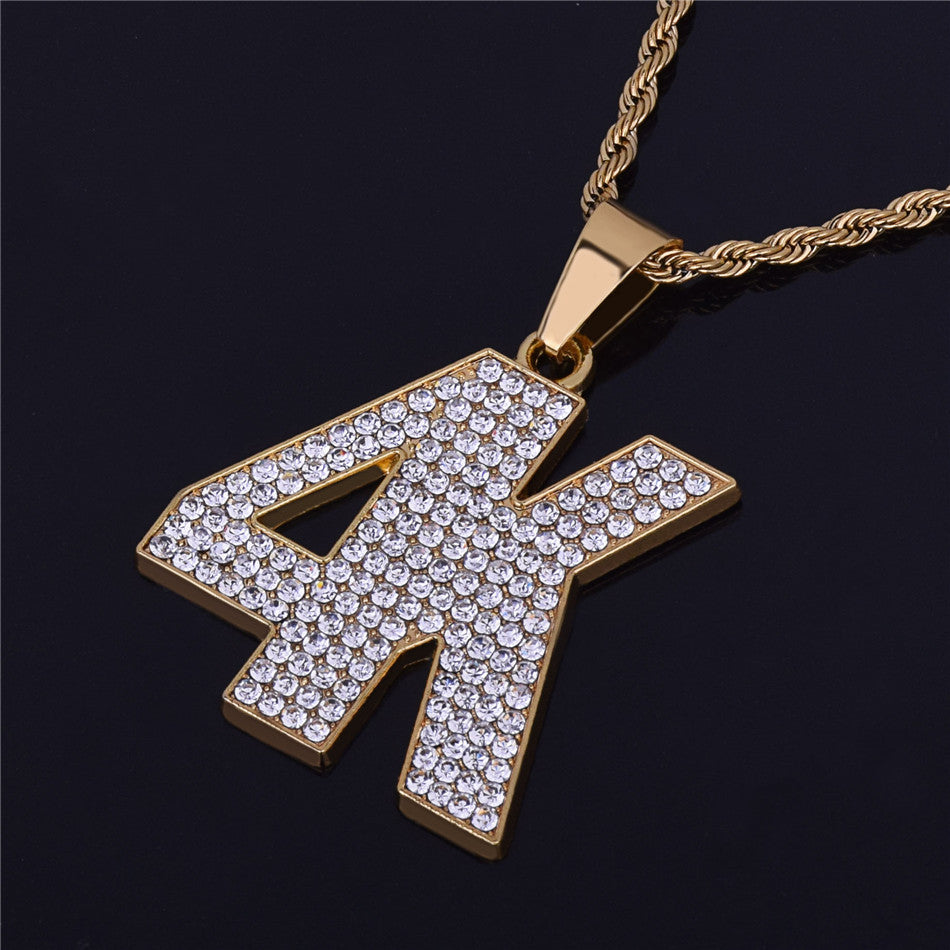 Keen Sight | Iced Blinged Out 4K Simulate Diamond Hop Chain Pendant