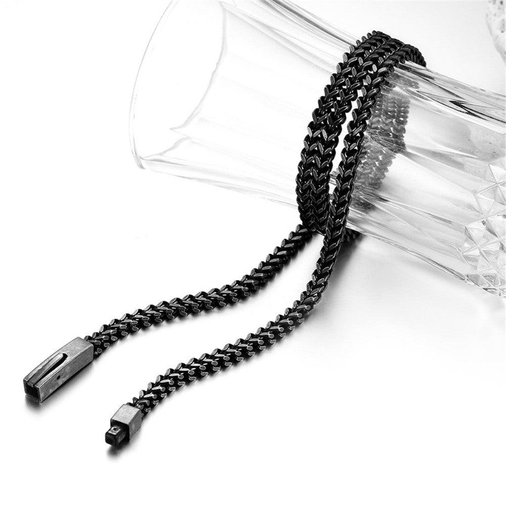 Mens Hip Hip No Fade Stainless Steel Franco Link Street Wear Chain Necklace