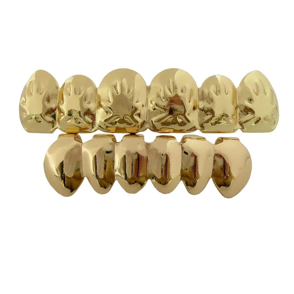 Street Wear I Got The Fire Weed Leaf Chronic Gold Silver Rose Gold Hip Hop Grillz