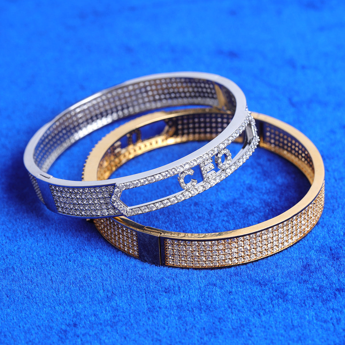 Royal Monogram | VVS Diamond CZ Custom Name Initial Bling Bracelet