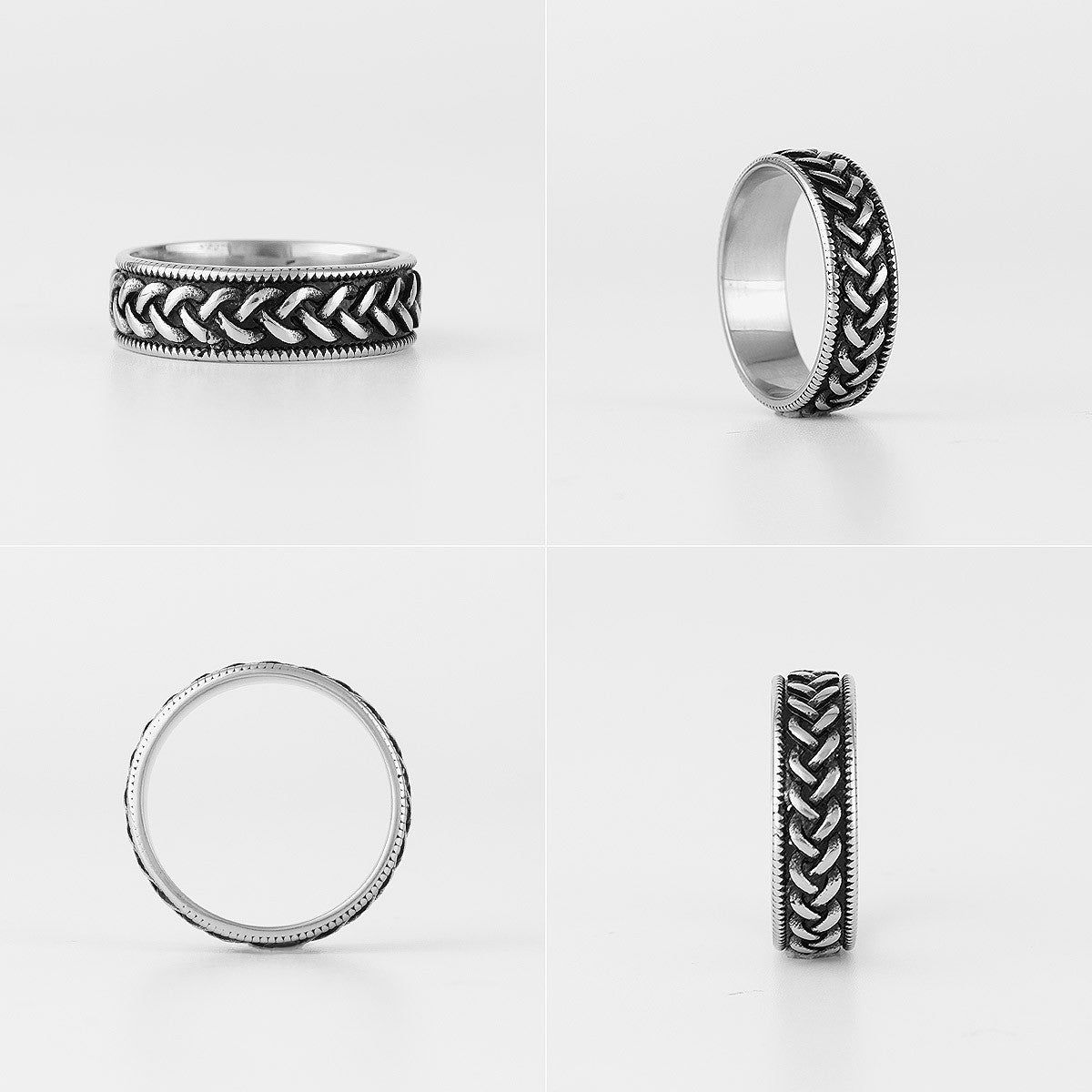 Celtic Knot | No Fade Solid Stainless Steel Interlocking Unity Designer Rings