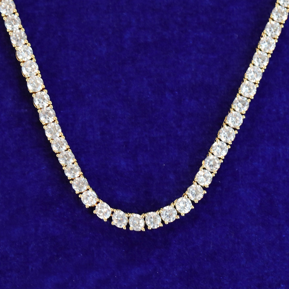 Still Water | VVS Diamond CZ Spring Clasp 3mm-6mm Bling Tennis Chain Necklace