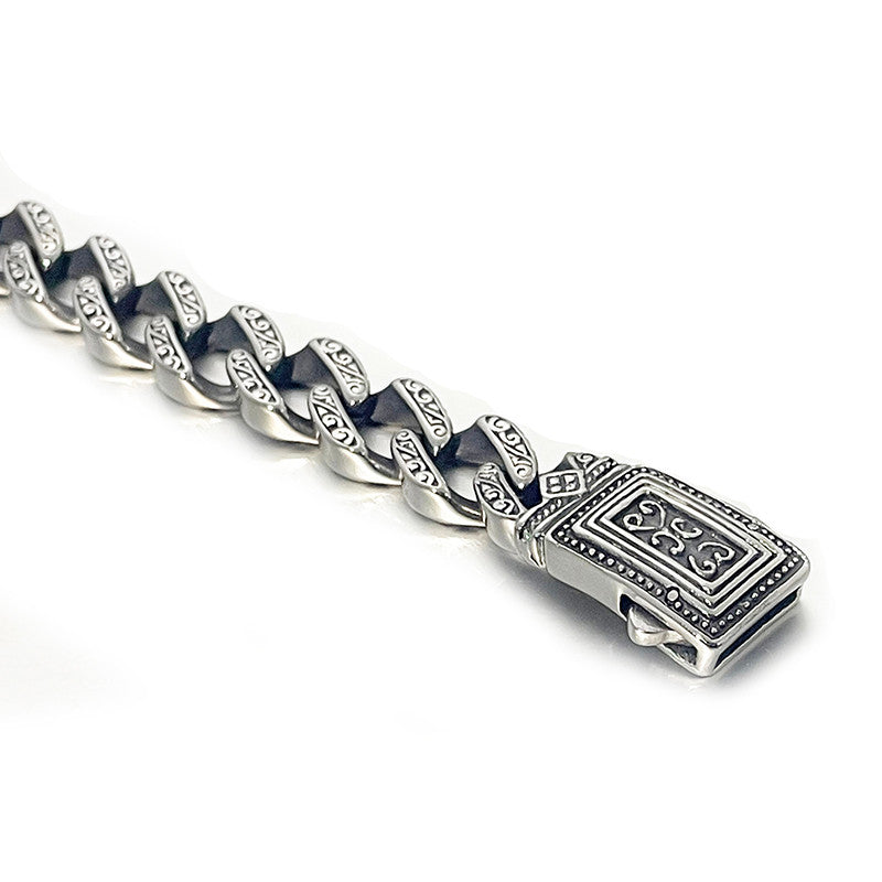 Fearless Guardian | Mens No Fade Stainless Steel Street Rock Totem Bracelet