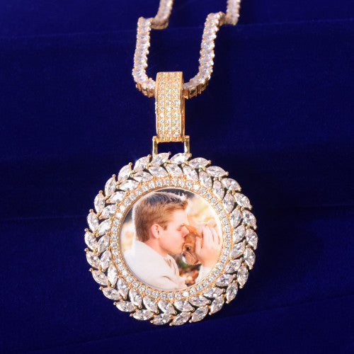 Eternal Memories | VVS Diamond CZ Wreath Hip Hop Photo Picture Chain