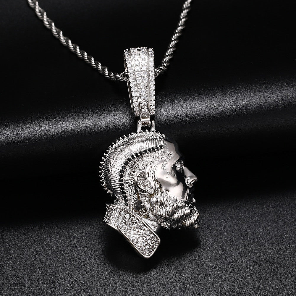 The Immortal | Nipsey Hustle Hip Hop 14k Gold .925 Silver Bling Iced Pendant Chain Necklace