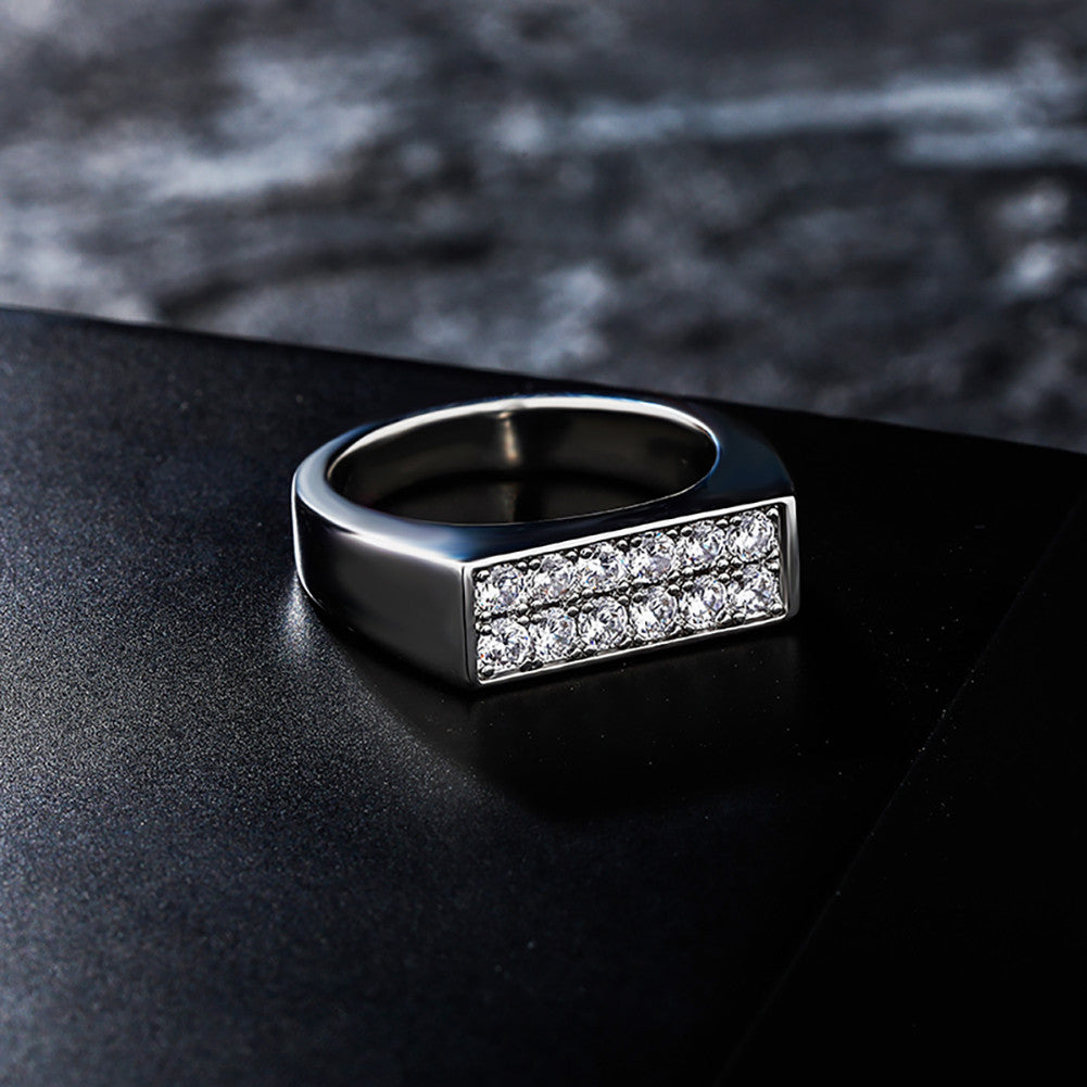 Pinky Style |  VVS Diamond High Quality Iced Blinged Out Mens Fashion Rings