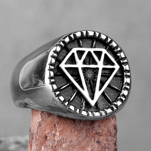 316L Stainless Steel No Fade Stainless Steel Shine Like A Diamond Bling Rings