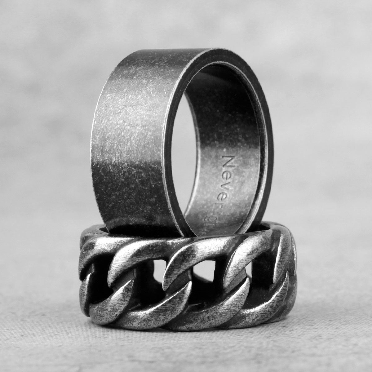 Mens Vintage 316L No Fade Stainless Steel Street Wear Bike Fashion Rings