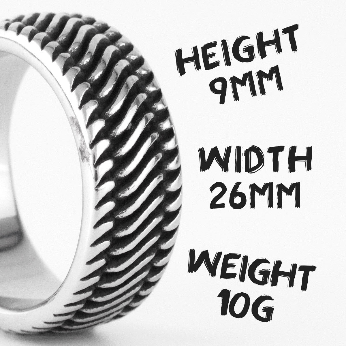 Tires | 316L Stainless Steel Wheel Tire Street Wear Hip Hop Rings