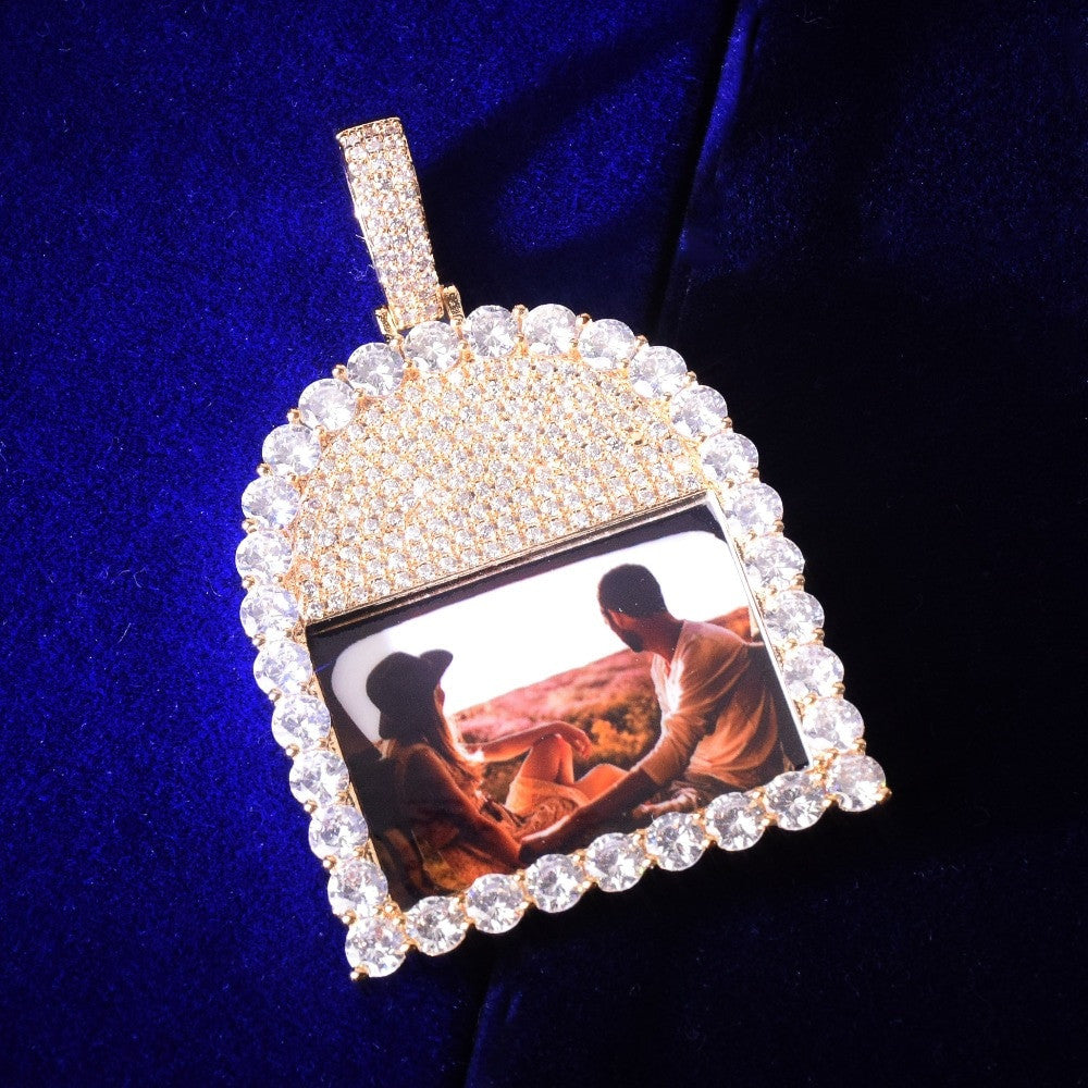 Legacy Of Love | Till Death Tombstone Photo Picture Pendant Chain Necklace