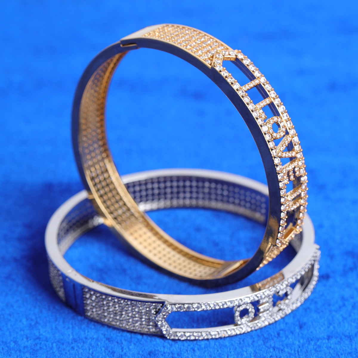 Royal Monogram | VVS Diamond CZ Custom Name Initial Bling Bracelet