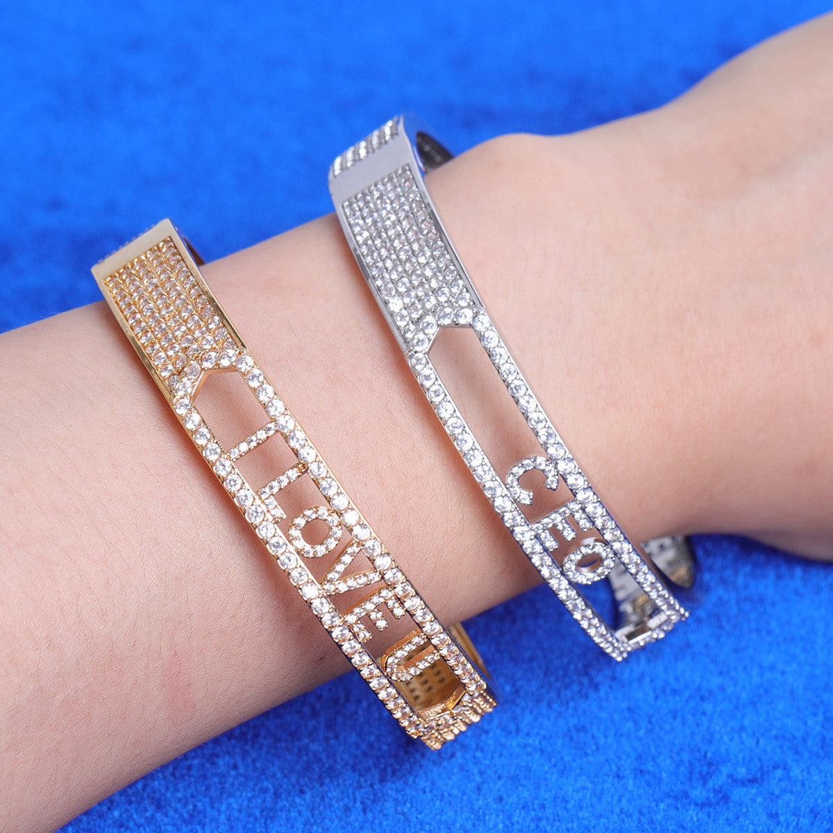 Royal Monogram | VVS Diamond CZ Custom Name Initial Bling Bracelet