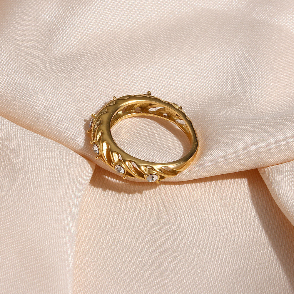 Fresh Water | 18k Gold Over Solid Stainless Steel Natural Freshwater Pearl Rings