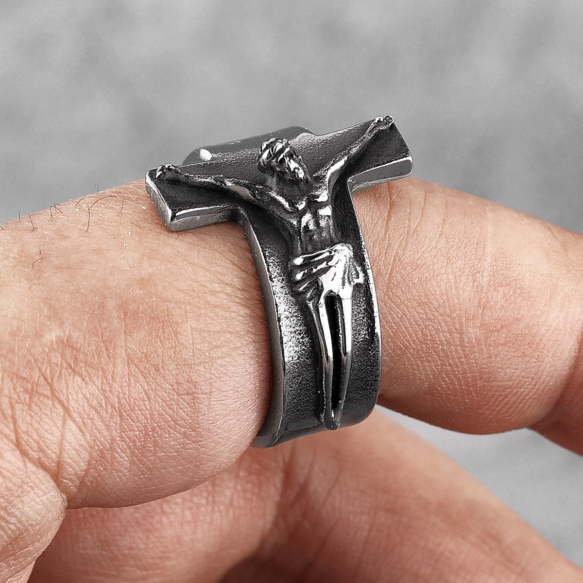 Judgment Of God | 316L No Fade Stainless Steel Jesus Spiritual Hip Hop Ring
