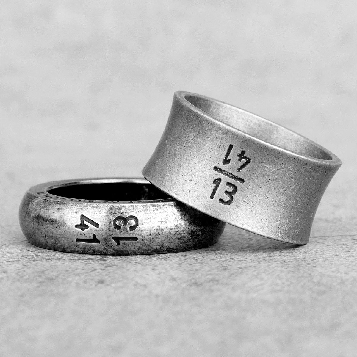 1314 Forever | Stainless Steel Lovers Couple No Fade Street Style Rings