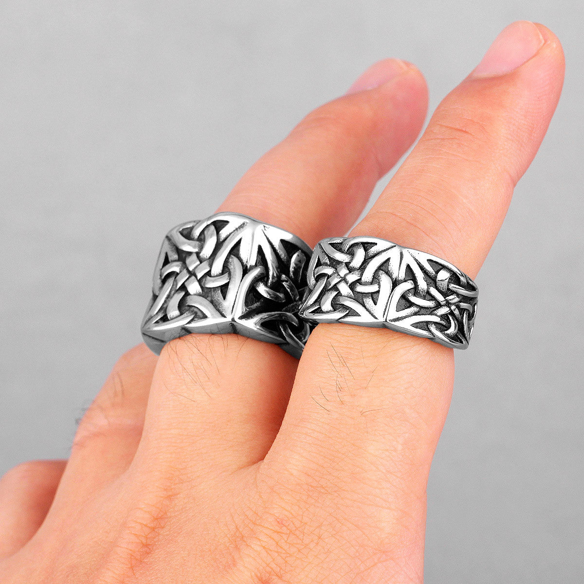 Tied Knot | 316L No Fade Stainless Steel Lovers Couple Unique Love Rings
