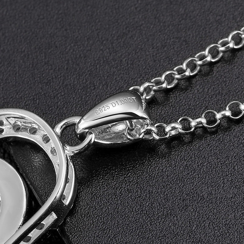 Genuine VVS Lab Diamond Spiritual Hamsa Hand Solid Sterling Silver Hip Hop Chain