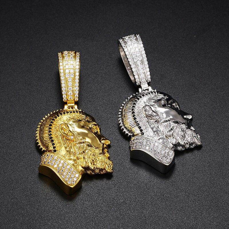 Immortal Nipsey Hustle Hip Hop 14k Gold .925 Silver Bling Iced Pendant Chain Necklace