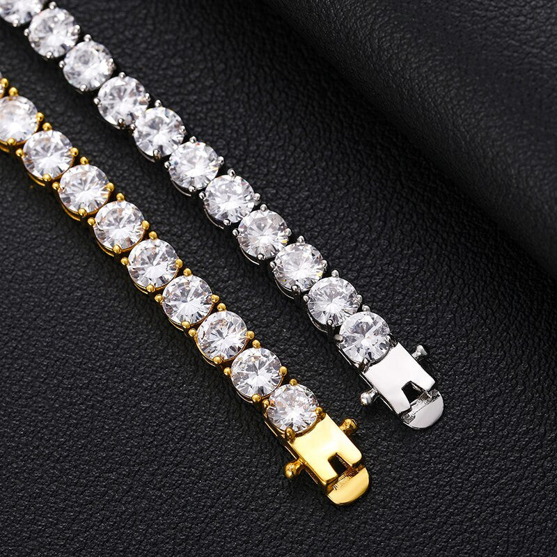 Genuine VVS Luxury Jewelry Lab Diamond Tennis Chain Necklaces