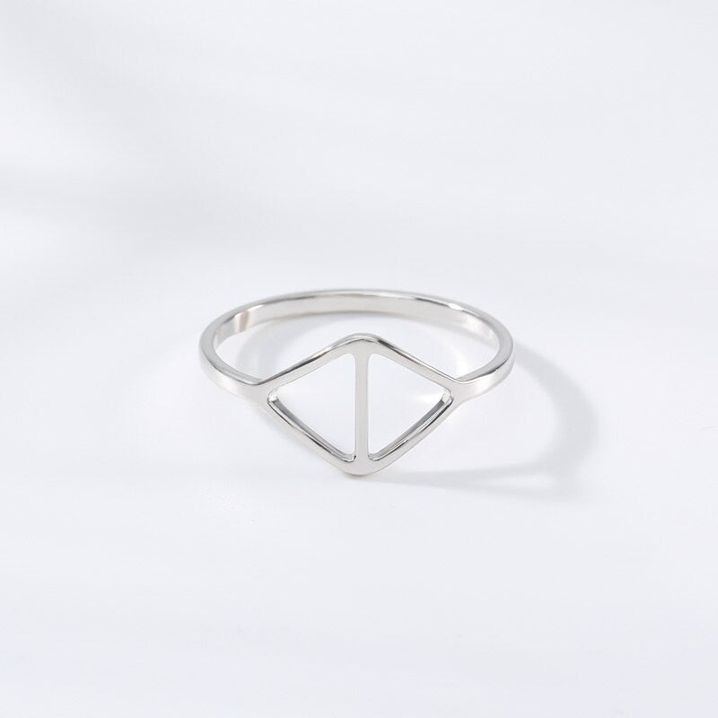 18k Rose Gold Platinum Evil All Seeing Eye Stainless Steel Rings