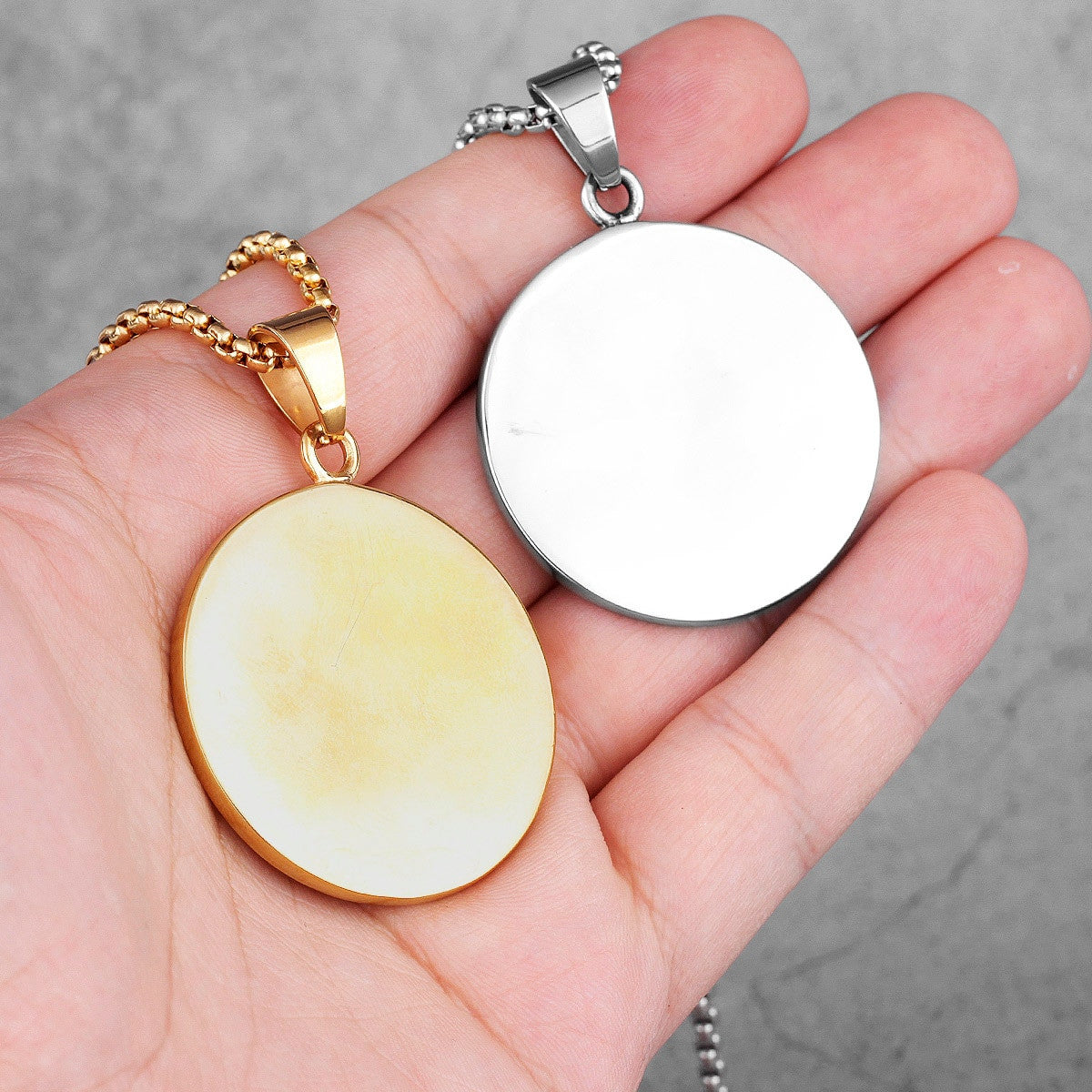 Medusa | Greek Mythology Stainless Steel No Fade Simulate Diamond Bling Pendant