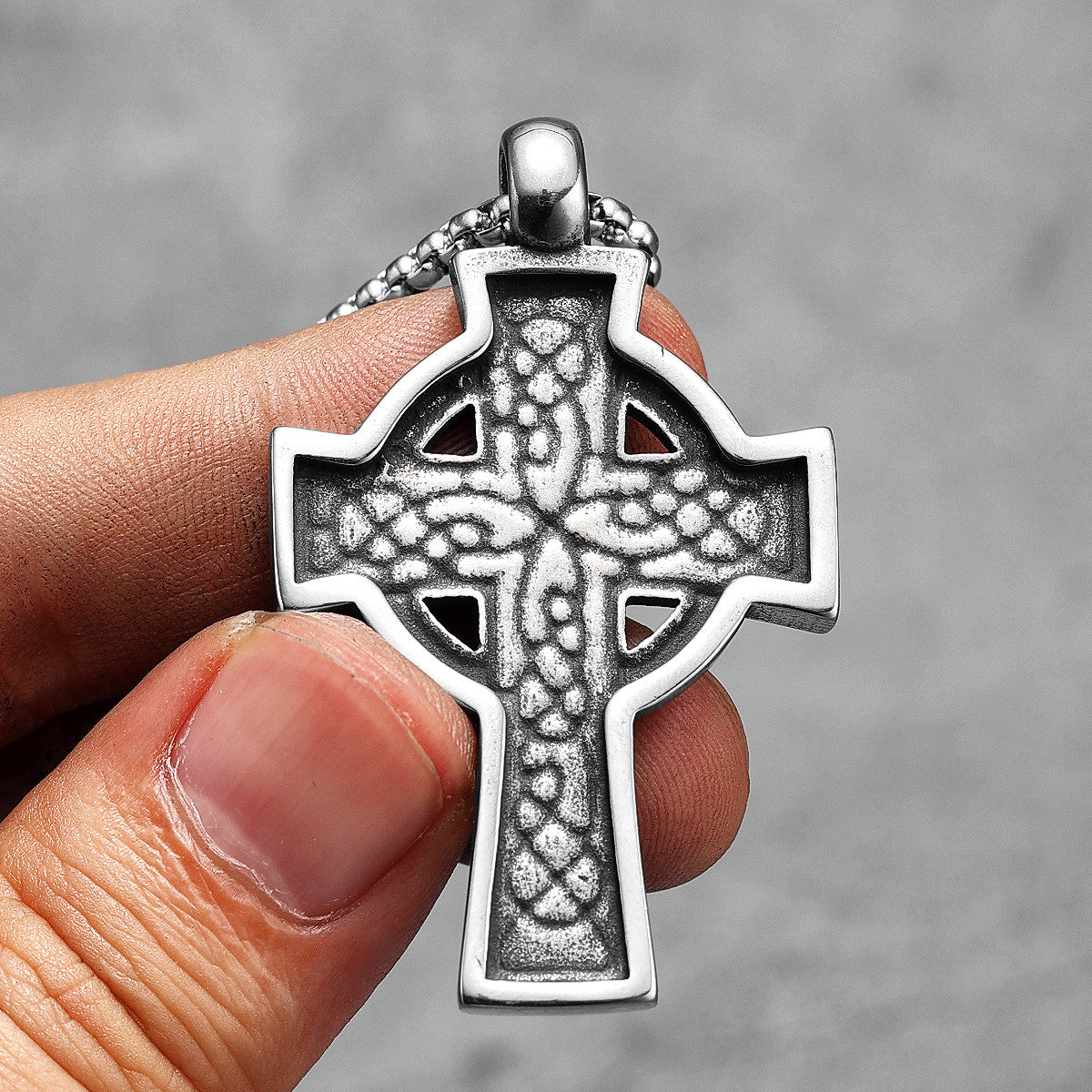 All Is One | 316L No Fade Stainless Steel Street Wear Spiritual Cross Chain Pendant