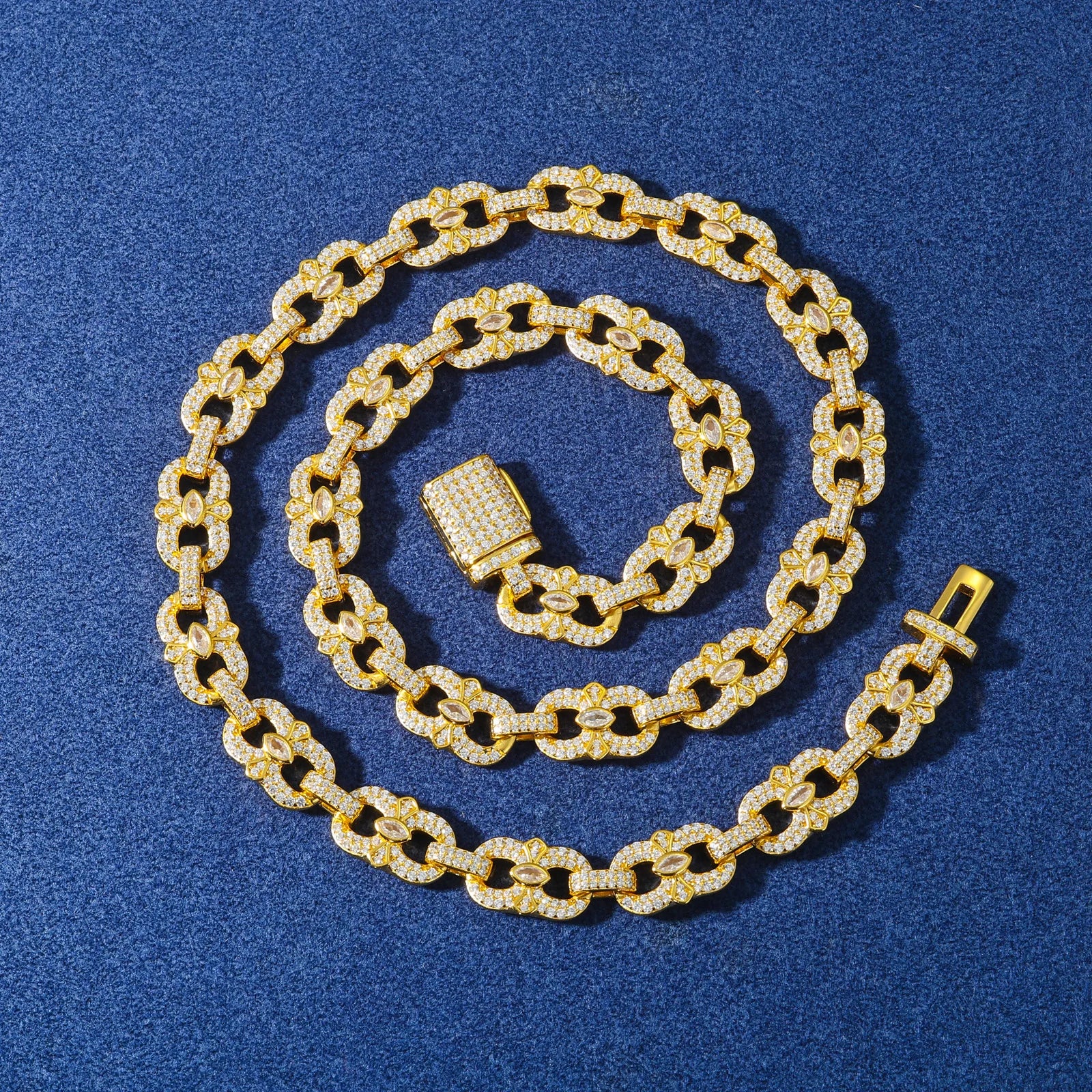 Infinity Iris | Moissanite Diamond Iced Blinged Out 925 Sterling Silver Necklace Bracelet Sets