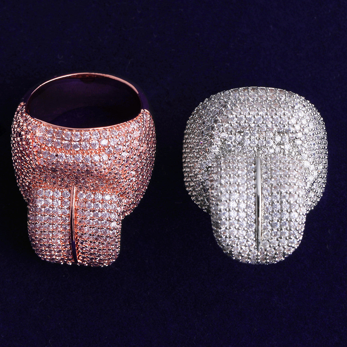 Speak In Tongues | VVS Diamond CZ 24k Rose Gold 925 Silver 5AA+ Luxury Hip Hop Tongue Ring