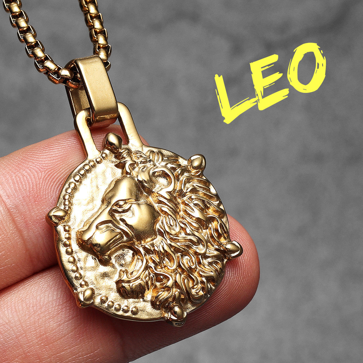 12 Constellations | 316L No Fade Stainless Steel Zodiac Sign Astrological Street Wear Pendants